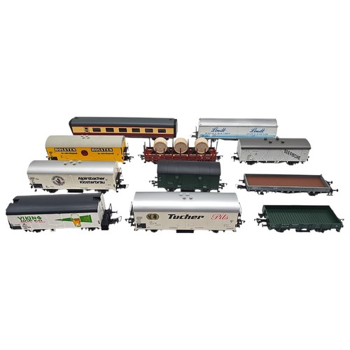 Tlg waggon konvolut h0 - 11-tlg., waggon-konvolut