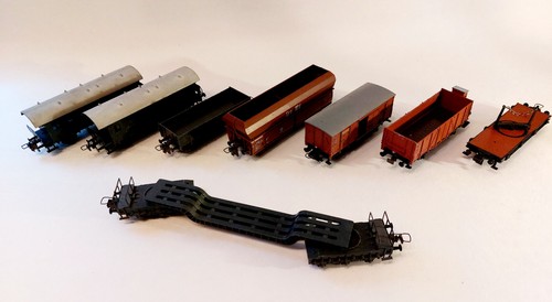 Konvolut diverse ho - diverse, ho-waggons