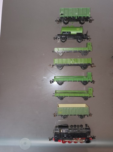 Spur mit waggons - spur, tt